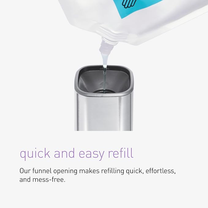 simplehuman 10 oz. Pulse Pump, Liquid Soap Dispenser, Drip Free Hand Soap Pump - Image 5
