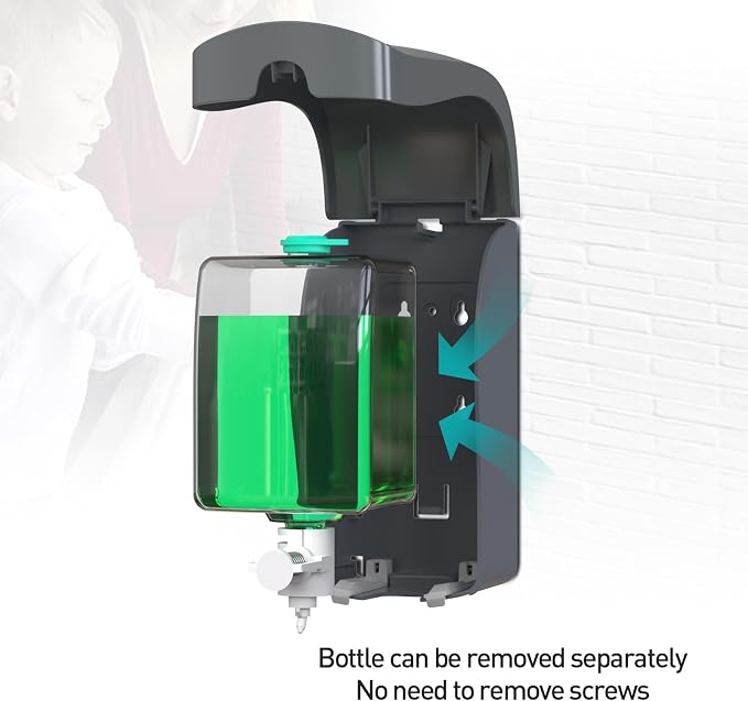 Manual Foam Soap Dispenser, 35oz Commercial Refillable Foaming Soap - Image 2
