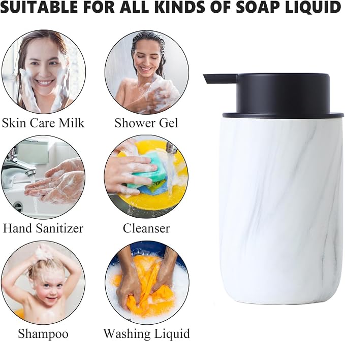 Marble Foaming Soap Dispenser Set - Image 5