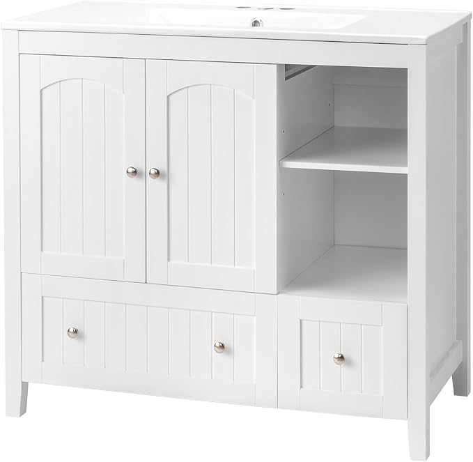 VINGLI 36" Modern Bathroom Vanity by VINGLI