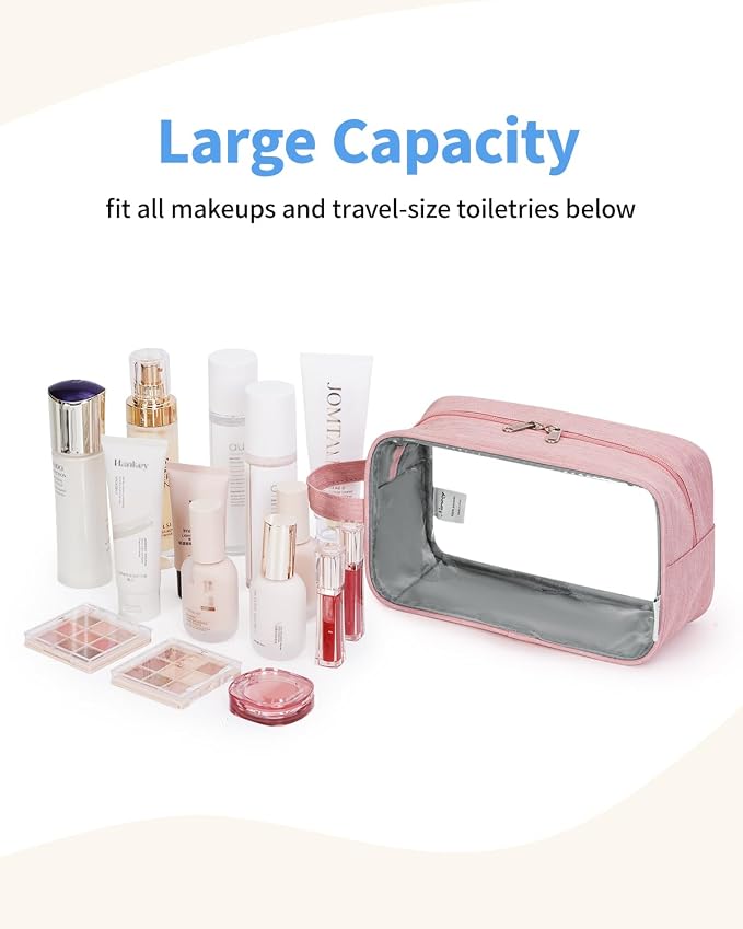 Narwey Travel Toiletry Bag for Women Traveling Dopp Kit Men Travel Bag for - Image 3