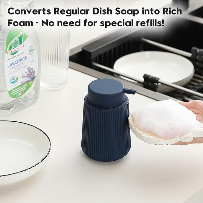 Striped Foaming Hand Soap Dispenser - Image 5
