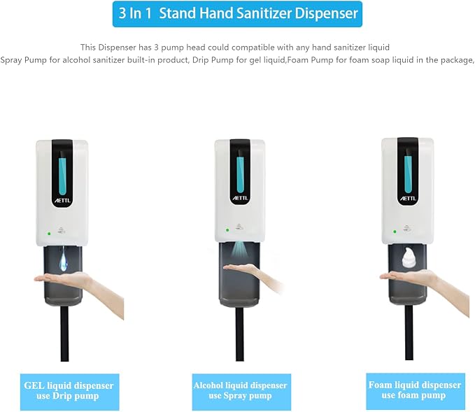 Soap Dispenser, Touchless Automatic Foaming Hand Sanitizer Dispenser Wall Mount - Image 2