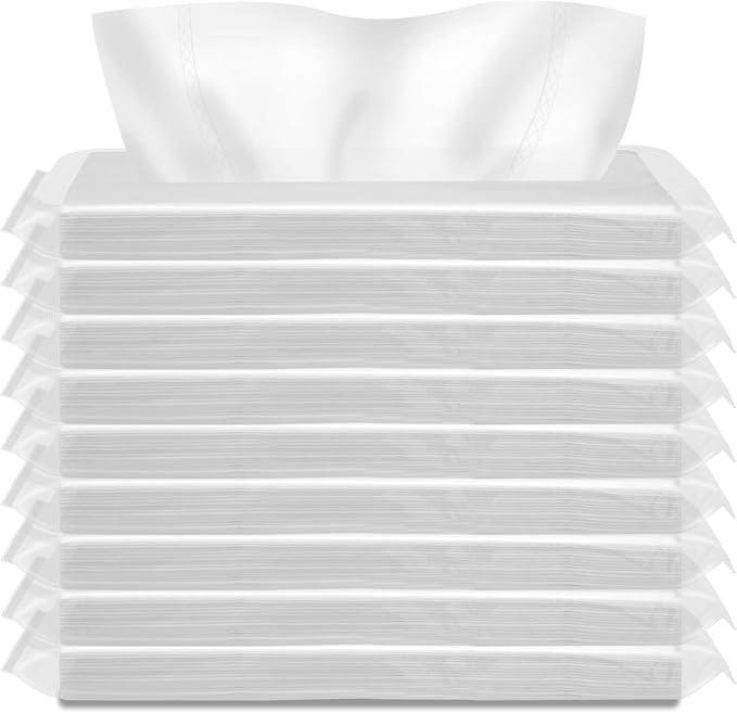 Car Tissue Refill, 9 Packs Car Visor Tissue Holder Refills, Car sunshade tissue by TinLeJa