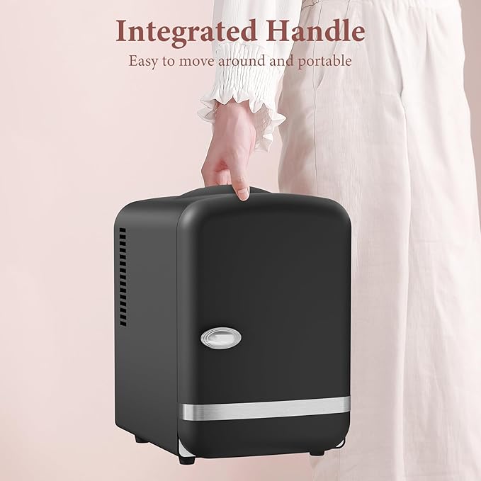 Xbeauty Retro Mini Fridge, Compact Refrigerator - Image 6