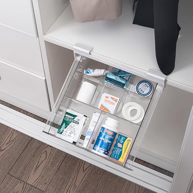 vacane Kitchen Organizer Drawer, Pantry Drawer Under Cabinet Shelf Hanging - Image 4