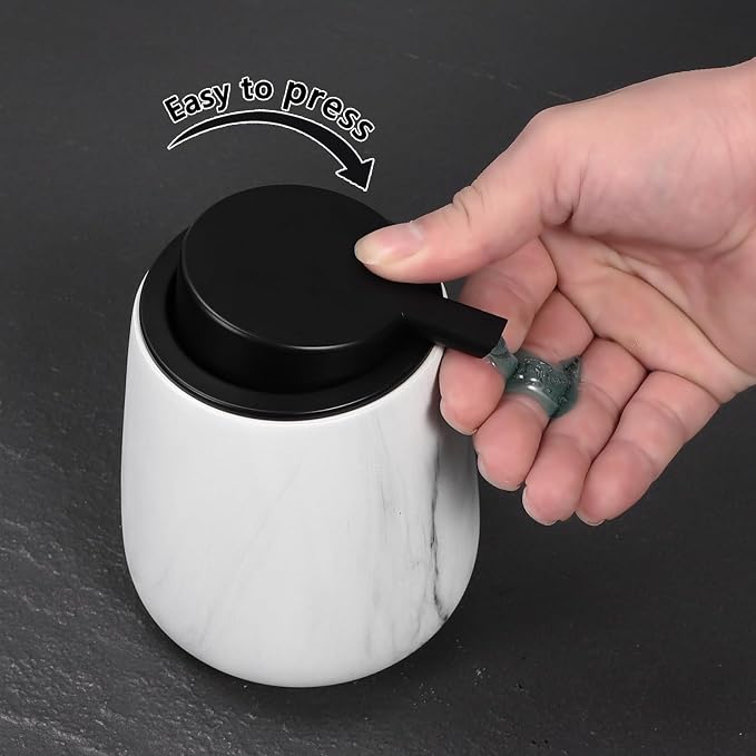 12Oz Ceramic Liquid Soap Dispenser - Image 4