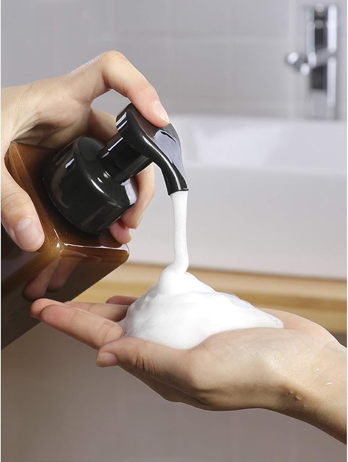 UUJOLY Foaming Soap Dispenser 650ml Refillable Plastic Pump Bottle - Image 2