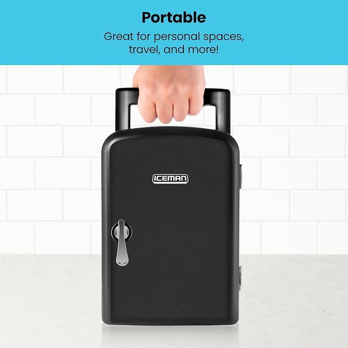 Iceman Mini Portable Board Personal Fridge, Cools & Heats, 4 Liter Capacity - Image 4