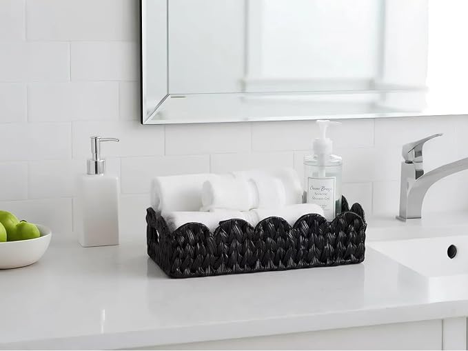 Balck Toilet Basket, Long Back of Toilet Baskets - Image 4