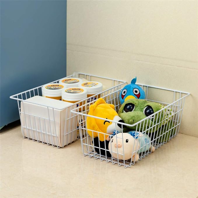 SANNO 14" Freezer Baskets Wire Storage Baskets - Image 7
