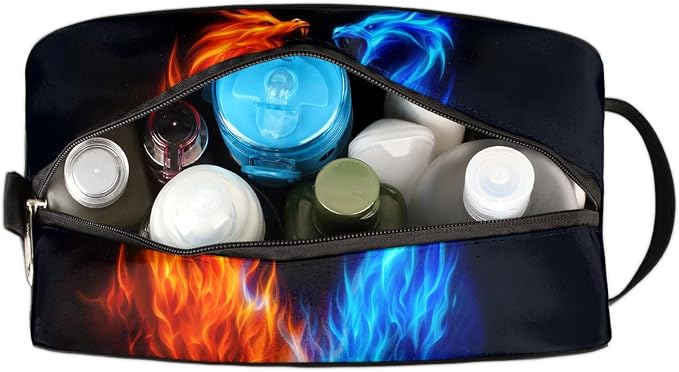 Abstract Fire Dragon Kids Toiletry Bag - Image 6