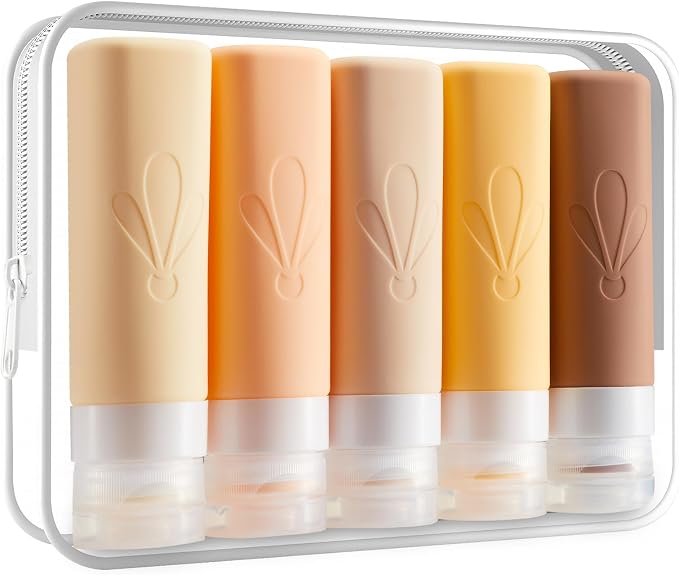 INSFIT Travel Bottles for Toiletries, TSA Approved 3oz Travel Size Toiletries by INSFITPortableTravelBottles