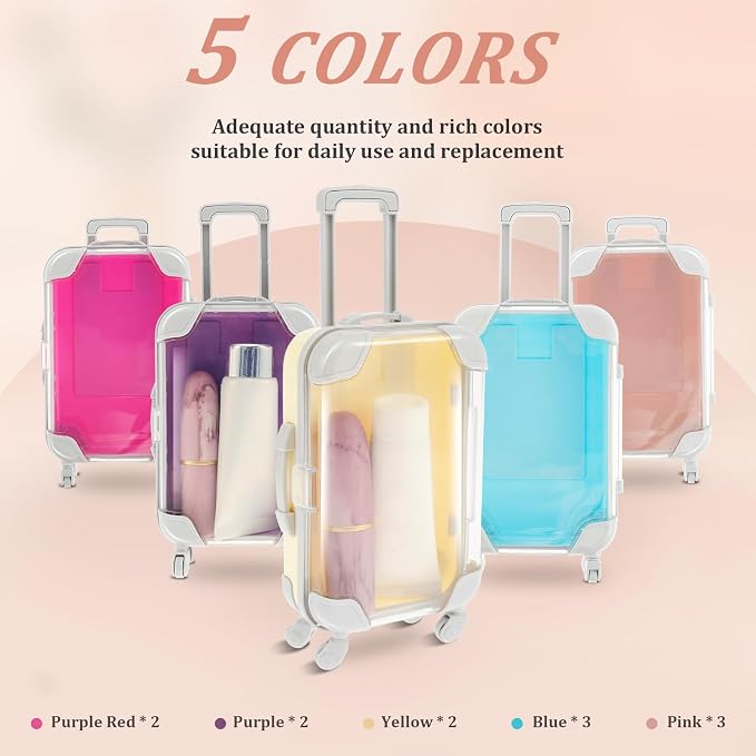 12Pcs Mini Suitcase Party Favor Box, Mini Suitcase Storage Box, Mini Luggage - Image 5