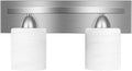 PARTPHONER - Bathroom Vanity Light Fixture - Over Mirror - Modern Glass Shade - by PARTPHONER