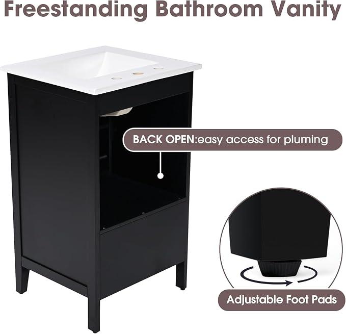 Bellemave 20-inch Bathroom Vanity - Image 4