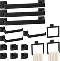 Bathroom Accessories Towel Bar Set: 15 Pieces Matte Black Bathroom Hardware by PAHSFSLLC