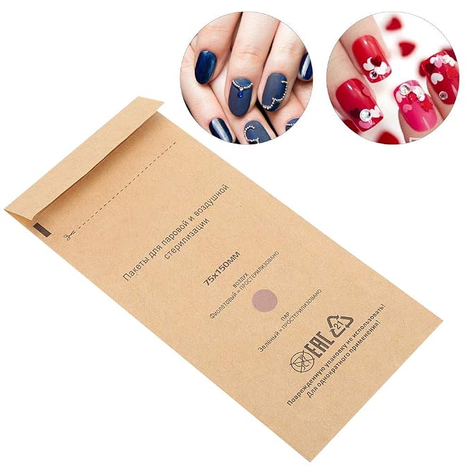 Nail Clean Bag BagNail Tool Clean PouchCosmetics Tool Clean PouchNail Machine - Image 3