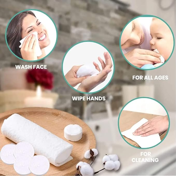 100 PCS Canned Compressed Face Towels, Compressed towels - Image 4
