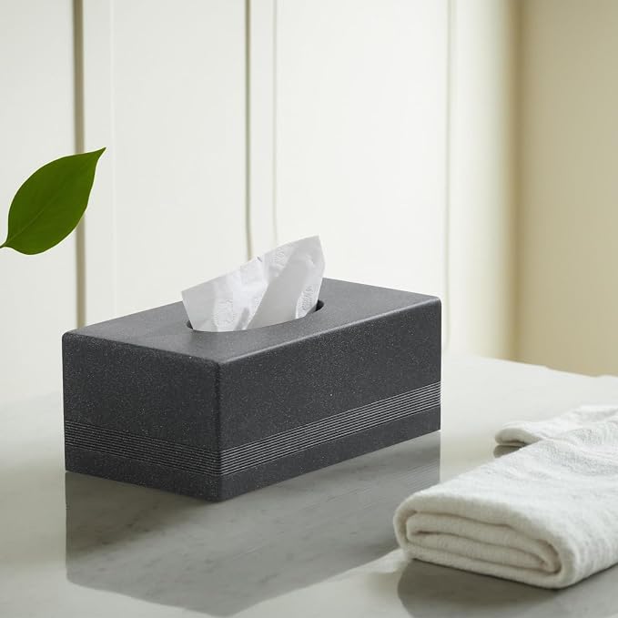 Tissue Box Cover Rectangle, Resin Facial Tissues Holder Covers - Image 7