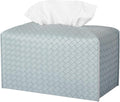 Tissue Box Cover PU Leather Tissue Holder Square Facial Tissue Case Facial by zoocatia