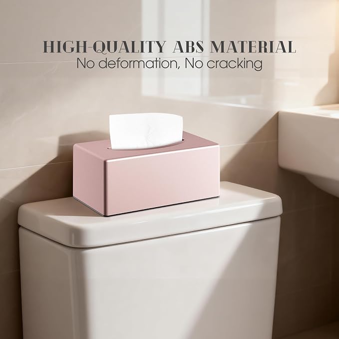 Tissue Box Cover, Rectangular Facial Tissue Holder - Image 6