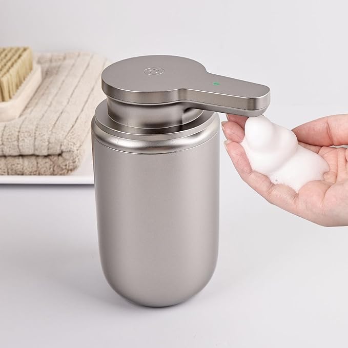 LAOPAO Automatic Foaming Soap Dispenser Plastic, Rechargeable Touchless Foam by LAOPAOInc-TheUSA