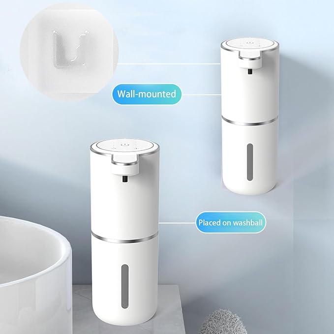 2P Automatic Soap Dispenser, Touchless Foaming Soap Dispenser 400ml USB - Image 6