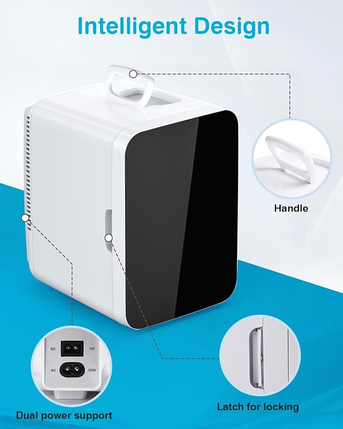 Compact Mini Fridge, Portable Small Refrigerator - Image 3