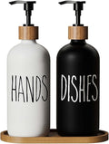 Dish Soap Dispenser for Kitchen Sink.Glass Hand Soap Dispenser, Modern by Aeakey