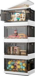 4 Tier Plastic Storage Bins by YFXCVSL