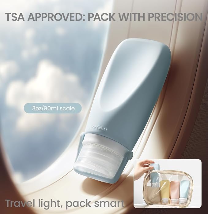 Travel Bottles for Toiletries, TSA Approved 2oz Container, High-Effeiciency - Image 6
