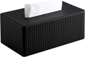 KINGFOM PU Leather Tissue Box Cover Rectangular Tissue Box Holder by KingfomLeatherHomeOfficeDecor