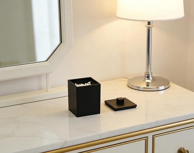 Q-tip Holder Square Cotton Swab Holder - Image 4