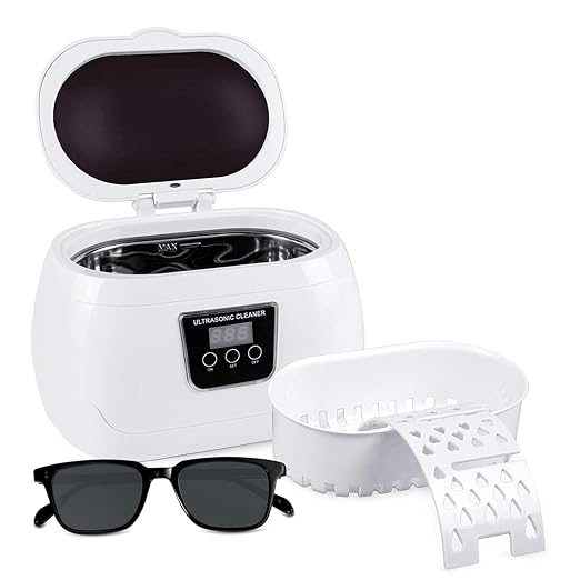 Ultrasonic Jewellery Cleaner, 600ml Sonic Jewellery Bath Machine by Himaly