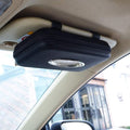 Sun Visor Tissue Holder, Zipper Napkin Holder, PU Leather Backseat Tissue Case by Cartisen