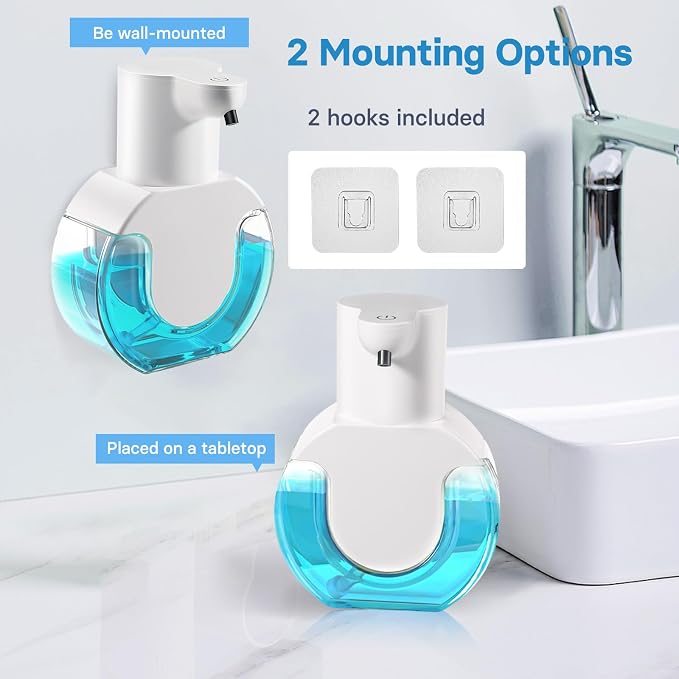 2 Pack Automatic Foaming Soap Dispenser 14.2oz/420ML Touchless Automatic - Image 6