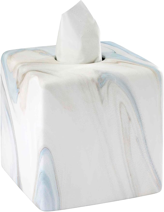 Avanti Linens - Tissue Box Cover, Resin Countertop Accessories, Guest Bathroom - Image 2