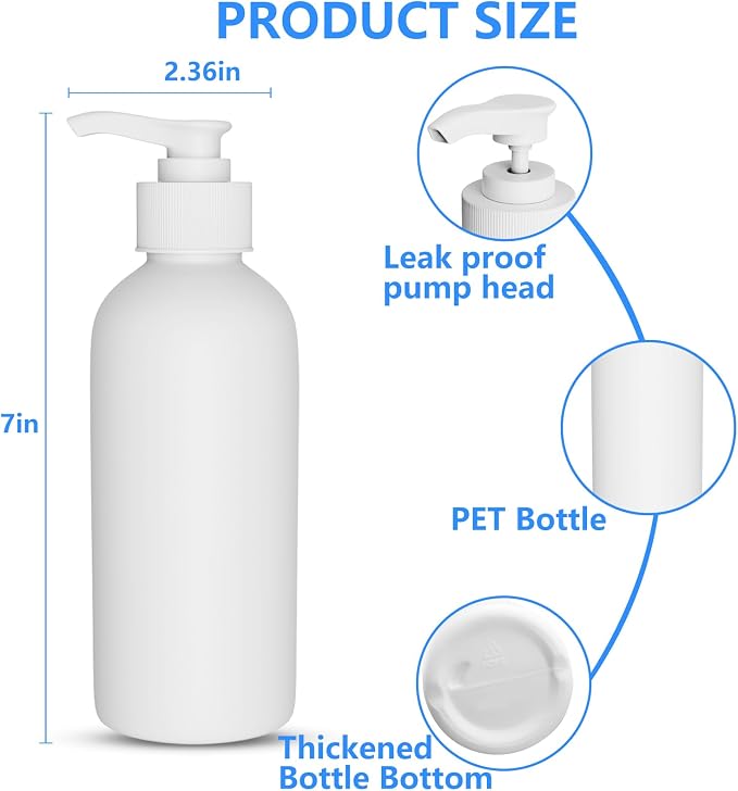 2 Pack 10 Oz Pump Bottles Dispenser - Image 2