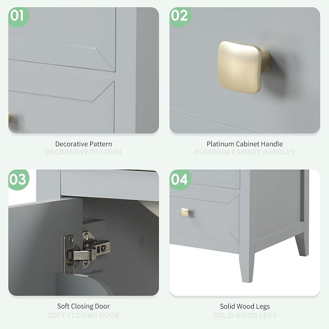 Bellemave 20-inch Bathroom Vanity - Image 5