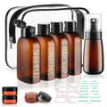 Cosywell Travel Bottles for Toiletries 9PCS Plastic Squeeze Bottles TSA by Cosywell