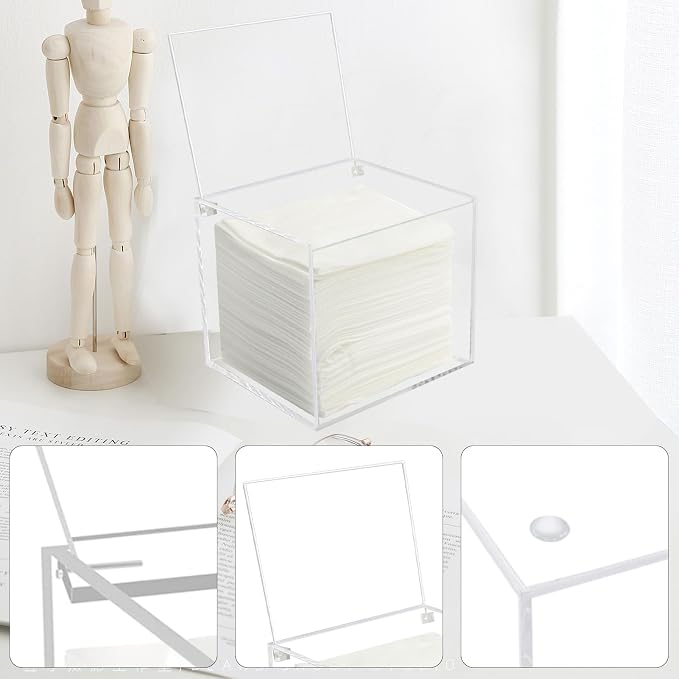 Disposable Face Towel Storage Box Compatible - Image 4