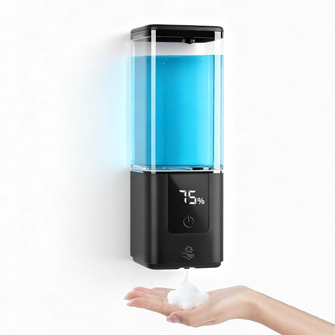 LAOPAO Soap Dispenser, Automatic Soap Dispenser Wall Mount Rechargeable Foaming by LAOPAOInc-TheUSA