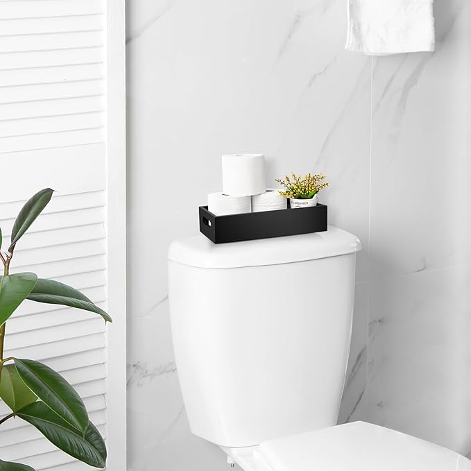 ALELION Black Bathroom Basket - Image 2