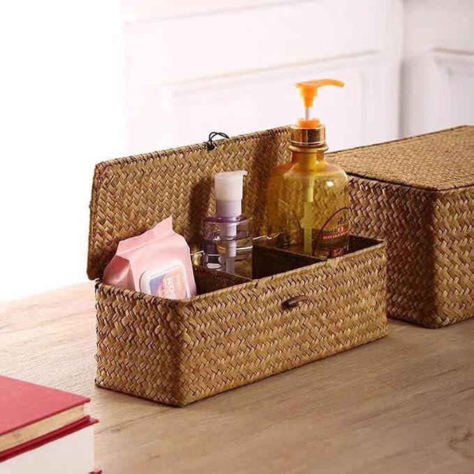 Seagrass Storage Basket for Bathroom - Image 8