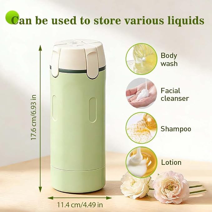 HISKI 4 in 1 Travel Bottles for Toiletries, Portable Travel Toiletries Bottle - Image 2