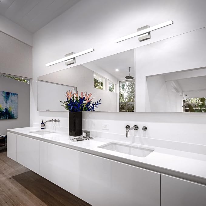 Combuh 2 Pack LED Vanity Lights Bar 24 Inch Bathroom Light Fixtures 14W IP44 - Image 5