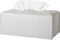 Tissue Box Cover PU Leather Tissue Holder Square Facial Tissue Case Facial by zoocatia
