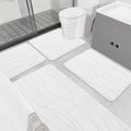 YIHOUSE Memory Foam Bathroom Rug Sets 5 Piece, Ultra Absorbent Bath Mat by YIHOUSE