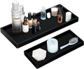 BBK Bathroom Vanity Tray- 2 Pack Silicone Bathroom Tray by BBK